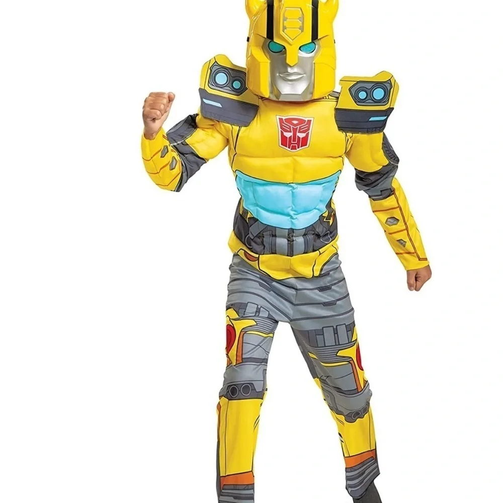 Yellow and Gray Robot Costume